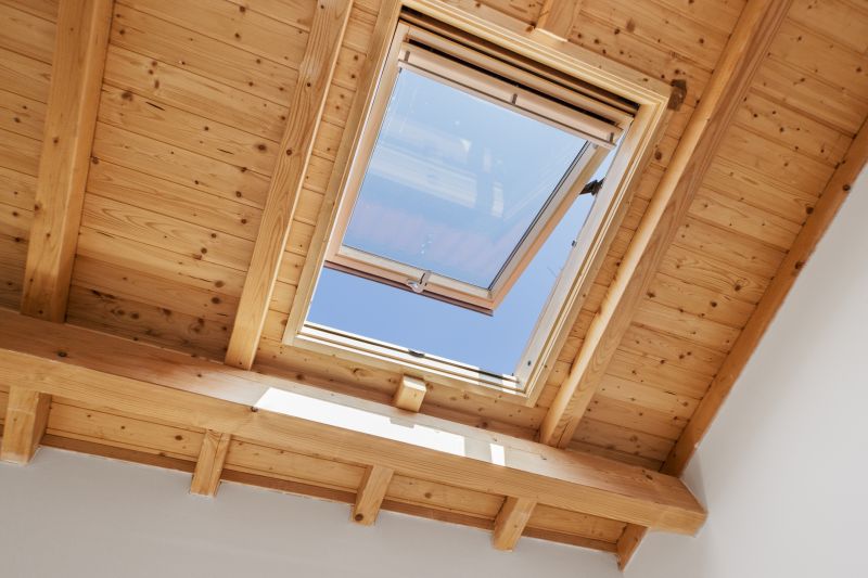 Beautiful Skylight in a Living Room